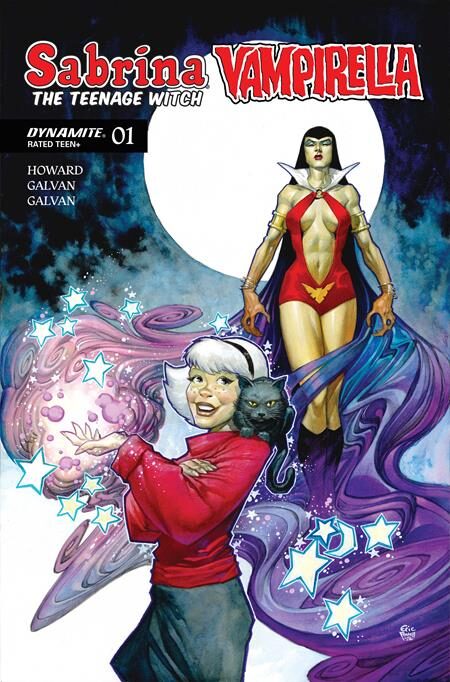 1026DE0728 SABRINA THE TEENAGE WITCH VAMPIRELLA #1 CVR A ERIC POWELL