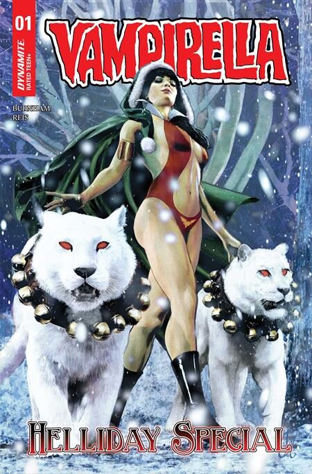 1026DE0813 VAMPIRELLA HELLIDAY SPECIAL 2026 #1 (ONE SHOT) CVR A CAT STAGGS
