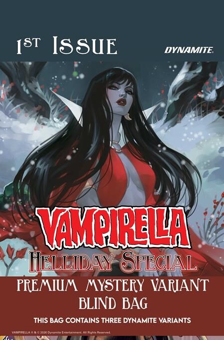 1026DE0819 VAMPIRELLA HELLIDAY SPECIAL 2026 #1 (ONE SHOT) CVR G PREMIUM MYSTERY BLIND BAG VAR