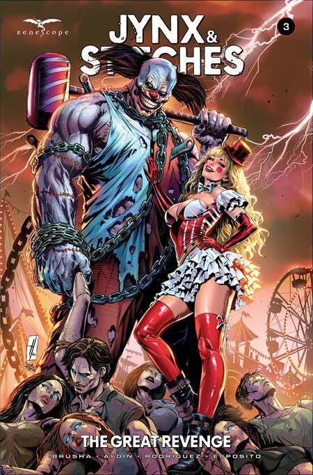 1026ZE1390 JYNX AND STITCHES GREAT REVENGE #3 (OF 3) CVR A HAKAN AYDIN
