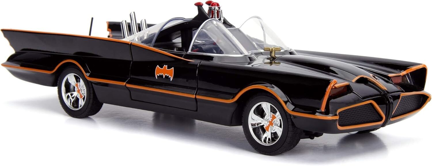 Jada Toys - Batman Classic Batmobile 1:18 with Batman & Robin Figures