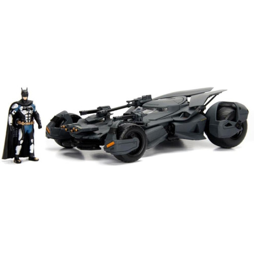 51a7xjThc8L._AC_SL1024_ Jada Toys 1:24 Justice League Batmobile Die-cast Car with 2.75" Batman Figure