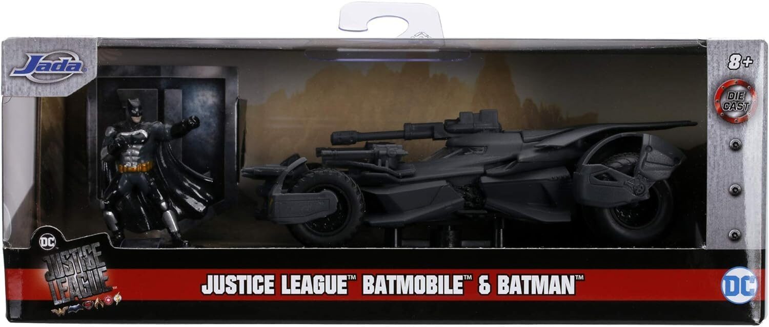 1:32 Scale Jada Justice League Batmobile with Batman Action Figure