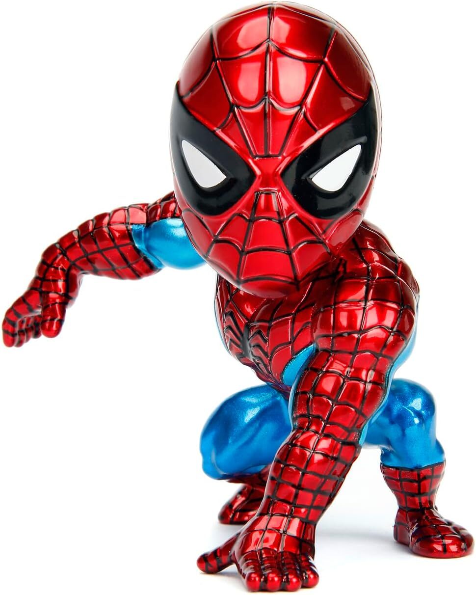 MetalFigs Marvel Classic Spiderman Figure, 10 cm Size