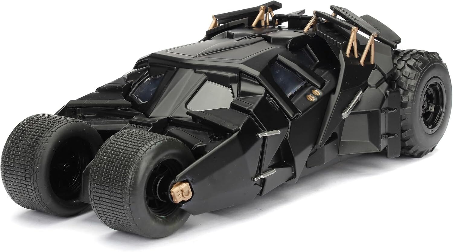 Jada 1.24 Scale 2008 Batmobile The Dark Knight Vehicle with Batman Figure