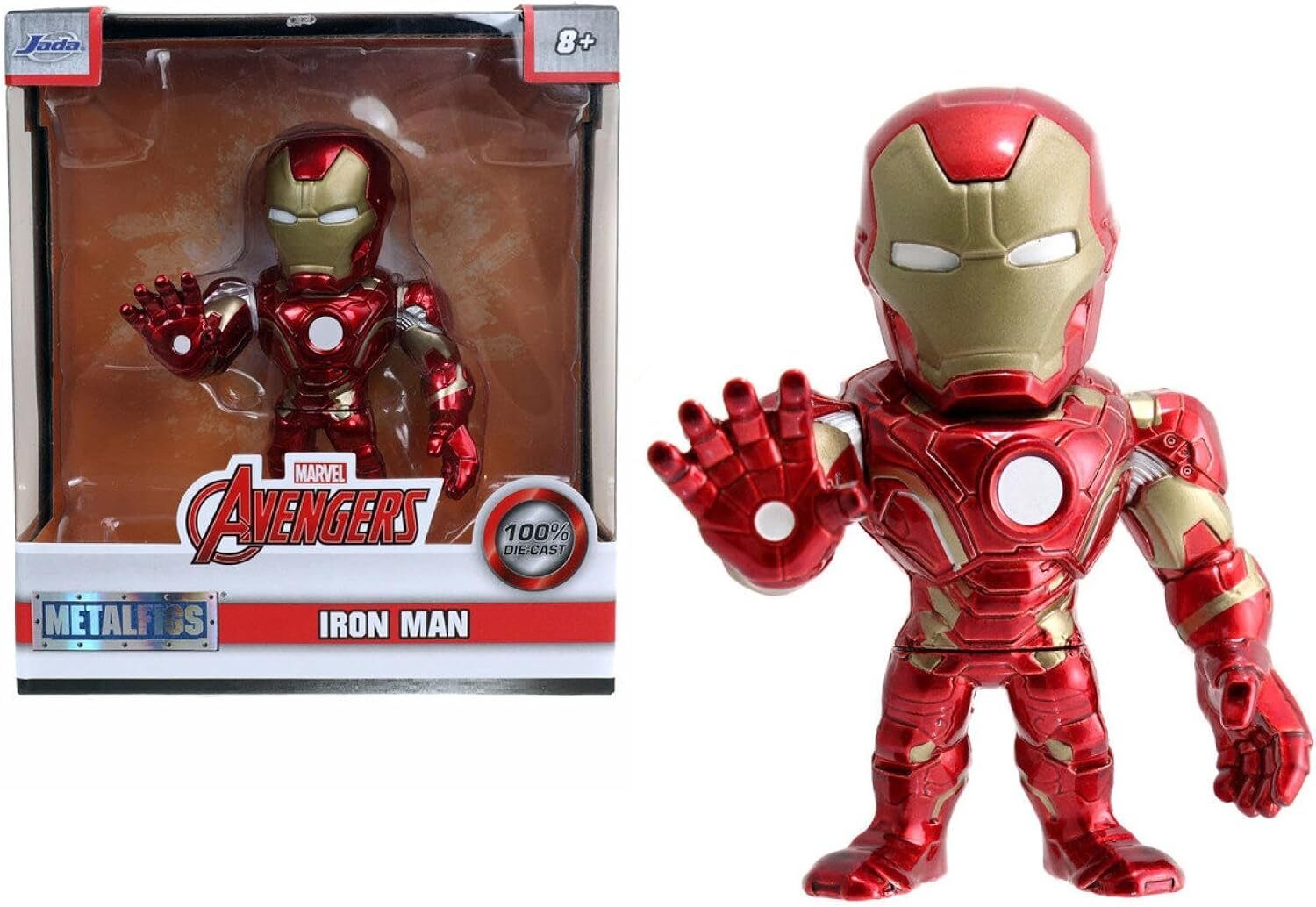 Metalfigs Marvel Iron-Man Figure, 10 cm Size