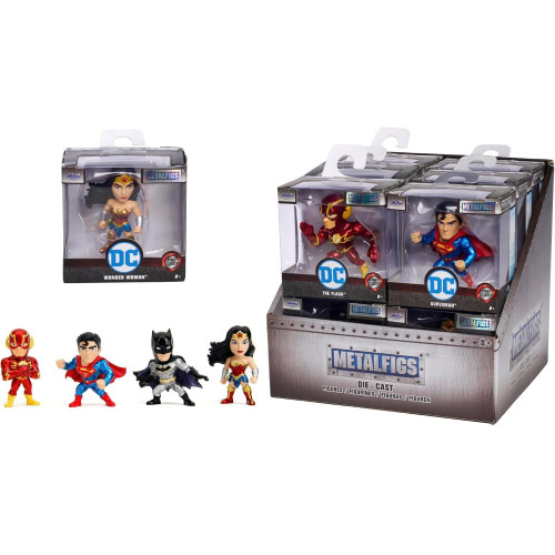 71UbWSdKCbL._AC_SL1500_ Jada Toys DC Wave 1 Pop Culture Collectible Metal Figure - Batman, Superman, The Flash, Wonder Woman