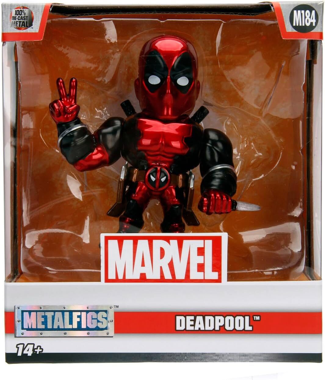 MetalFigs Marvel Deadpool Figure, 10 cm Size