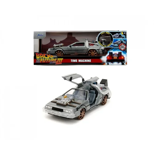 Jada Back To The Future III Time Machine Model Car 1:18 Scale