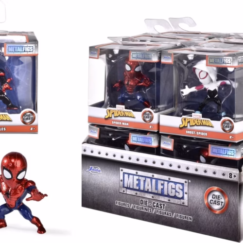 Jada Toys Marvel Spider-Man Wave 1 Nano Metalfigs Collectible Figure  6.5cm Premium Die-Cast Metal Featuring Ghost Spider, Miles Morales & Spider-Man
