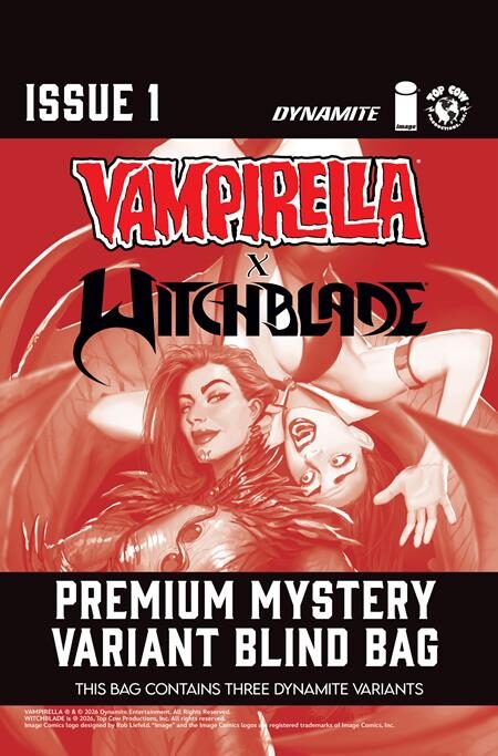 0726DE0901 VAMPIRELLA X WITCHBLADE SPECIAL #1 (ONE SHOT) CVR I PREMIUM MYSTERY BLIND BAG VAR