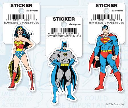 DC FIGURE 3 STICKER PACK