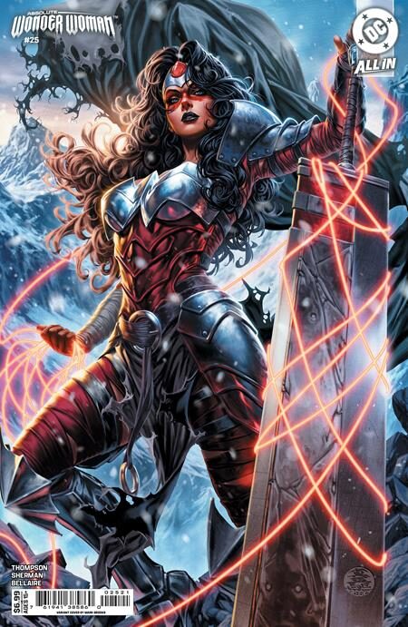 0826DC0057 ABSOLUTE WONDER WOMAN #25 CVR B MARK BROOKS CARD STOCK VAR