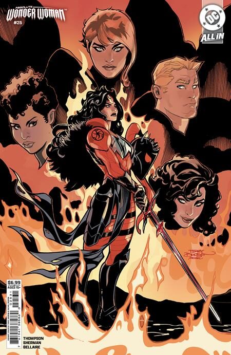 0826DC0058 ABSOLUTE WONDER WOMAN #25 CVR C TERRY DODSON CARD STOCK VAR