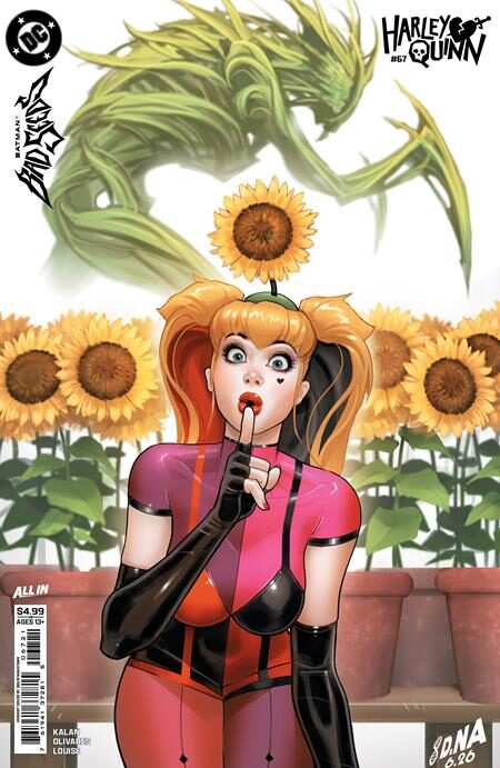 0826DC0128 HARLEY QUINN #67 CVR B DAVID NAKAYAMA CARD STOCK VAR (BATMAN BAD SEEDS)