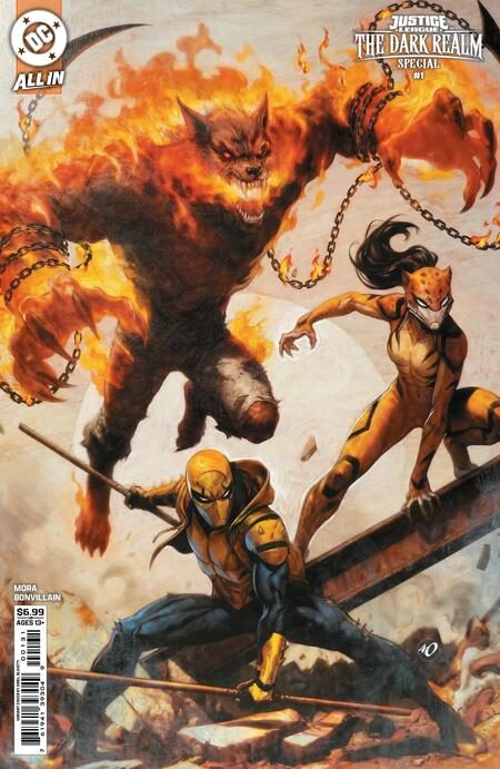 0826DC0206 JUSTICE LEAGUE THE DARK REALM SPECIAL #1 (ONE SHOT) CVR C ARIEL OLIVETTI CARD STOCK VAR