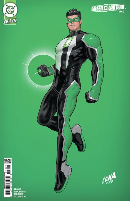 0826DC0210 GREEN LANTERN #40 CVR B DAVID NAKAYAMA CARD STOCK VAR (GREEN LANTERN FIRST LIGHT)