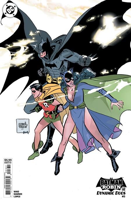 0826DC0230 BATMAN & ROBIN YEAR ONE DYNAMIC DUOS #3 (OF 12) CVR C GORAN PARLOV CARD STOCK VAR