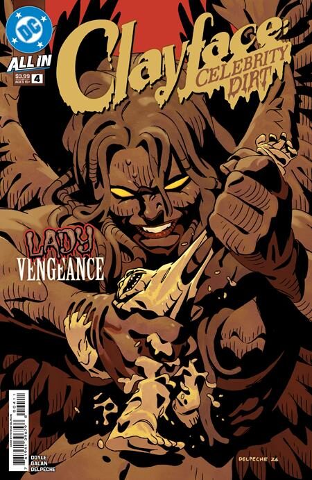 0826DC0233 CLAYFACE CELEBRITY DIRT #4 (OF 6) CVR A PATRICO DELPECHE