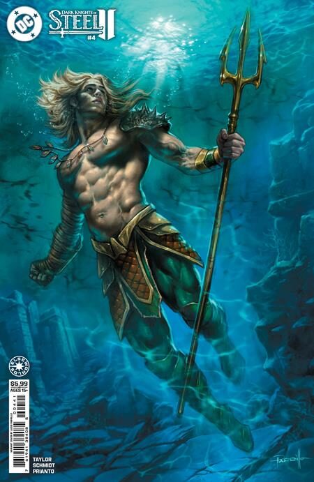 0826DC0240 DARK KNIGHTS OF STEEL II #4 (OF 12) CVR D LUCIO PARRILLO CARD STOCK VAR
