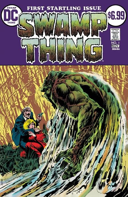 0826DC0269 SWAMP THING #1 FACSIMILE EDITION CVR C BERNIE WRIGHTSON FOIL VAR