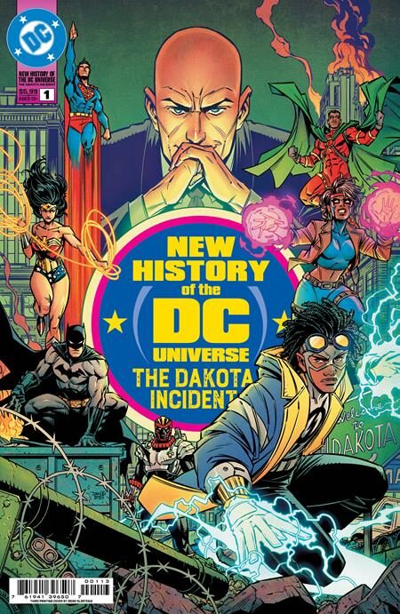 0826DC8224 NEW HISTORY OF THE DC UNIVERSE THE DAKOTA INCIDENT #1 (ONE SHOT) Third Printing Cvr A Diego Olortegui