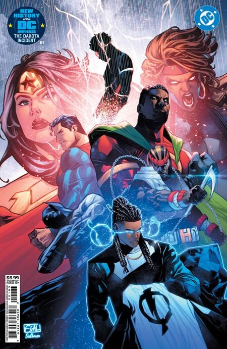 0826DC8225 NEW HISTORY OF THE DC UNIVERSE THE DAKOTA INCIDENT #1 (ONE SHOT) Third Printing Cvr B Edwin Galmon Var
