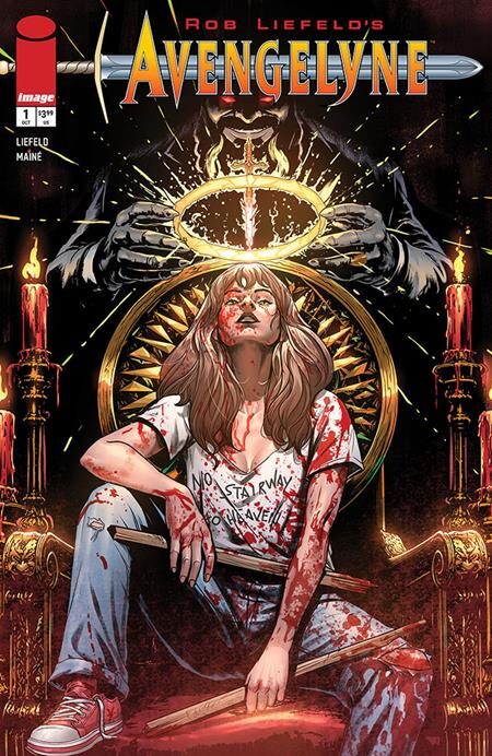 0826IM0313 AVENGELYNE #1 CVR A DANIEL MAINE (MR)