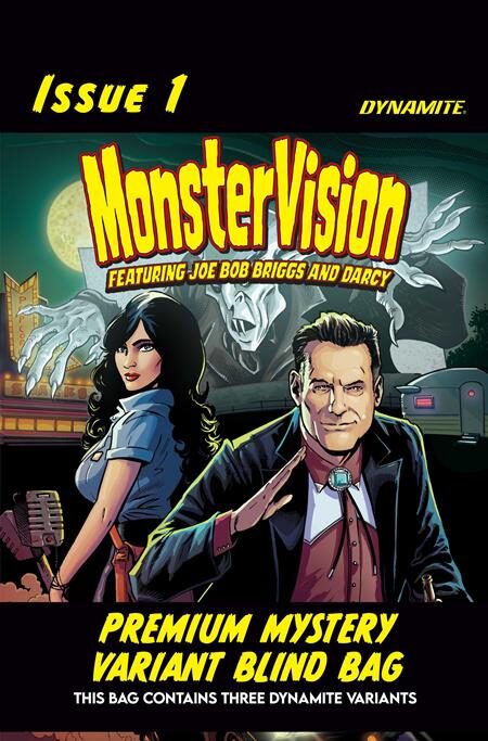 1026DE0672 MONSTERVISION FEATURING JOE BOB BRIGGS AND DARCY #1 CVR H PREMIUM MYSTERY BLIND BAG VAR