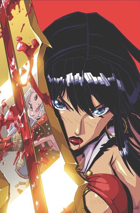 1026DE0681 PATHFINDER VAMPIRELLA BLADE OF DARKNESS #3 CVR E ANDREW HUERTA LTD VIRGIN VAR