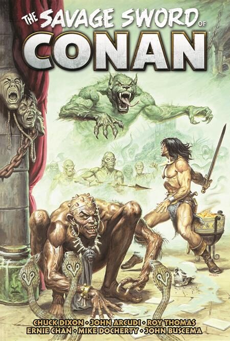 1026TN1161 SAVAGE SWORD OF CONAN THE ORIGINAL COMICS OMNIBUS HC VOL 13 DIRECT MARKET EDITION EARL NOREM CVR (MR)