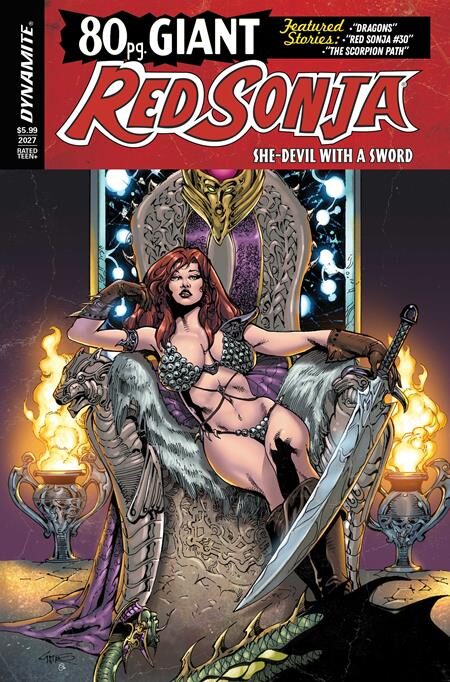 1126DE0641 RED SONJA 80 PAGE GIANT #1 (ONE SHOT) CVR A ROBERTO CASTRO