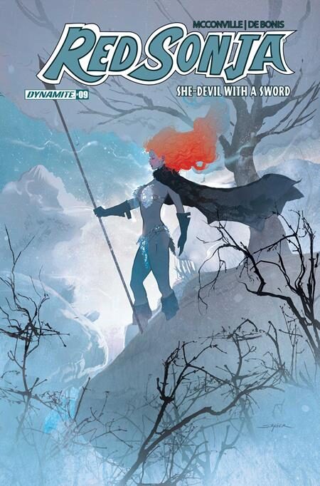 1126DE0654 RED SONJA SHEDEVIL WITH A SWORD #9 CVR A STUART SAYGER