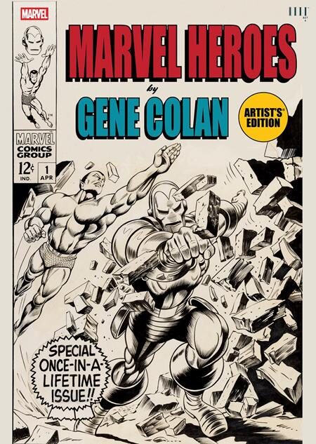 1126IM0484 MARVEL HEROES BY GENE COLAN ARTISTS EDITION HC GENE COLAN