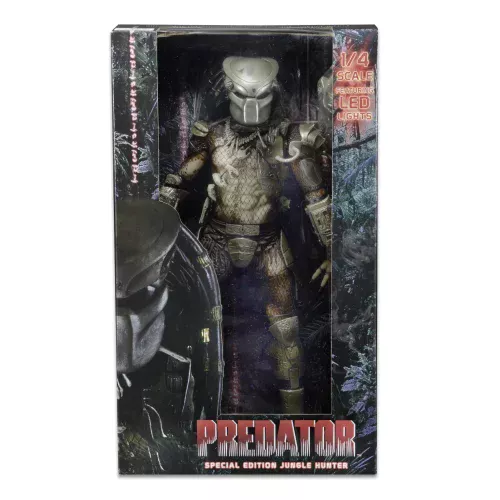 51527_Predator_Jungle_Hunter_With_LED_pkg1 Predator - Jungle Hunter with LED Lights 1/4 Scale Action Figure