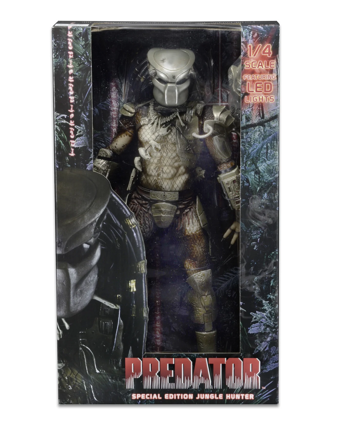 51527_Predator_Jungle_Hunter_With_LED_pkg1 Predator - Jungle Hunter with LED Lights 1/4 Scale Action Figure