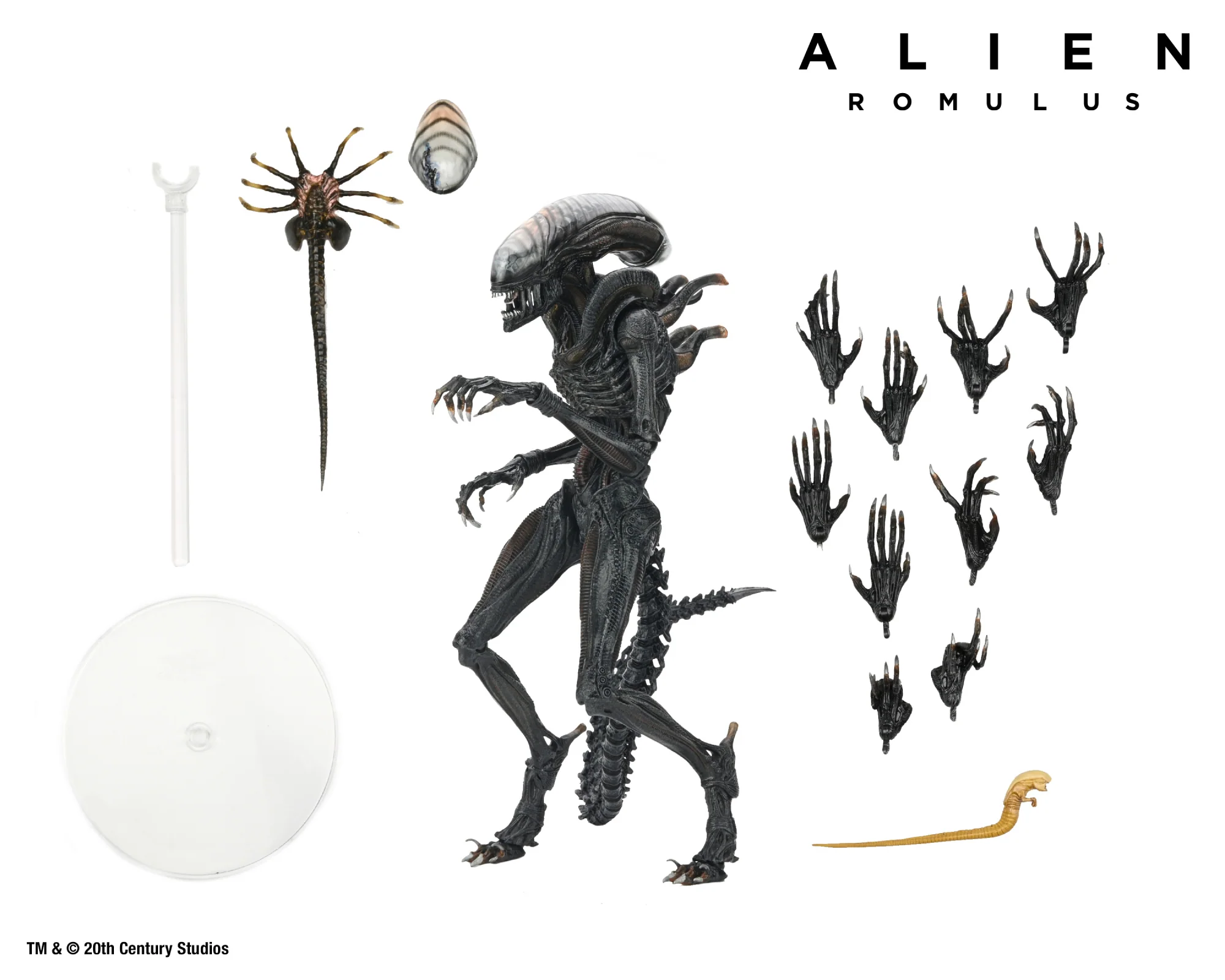 51741_UNP_1 Alien: Romulus Ultimate Scorched Xenomorph 7-inch Scale Action Figure