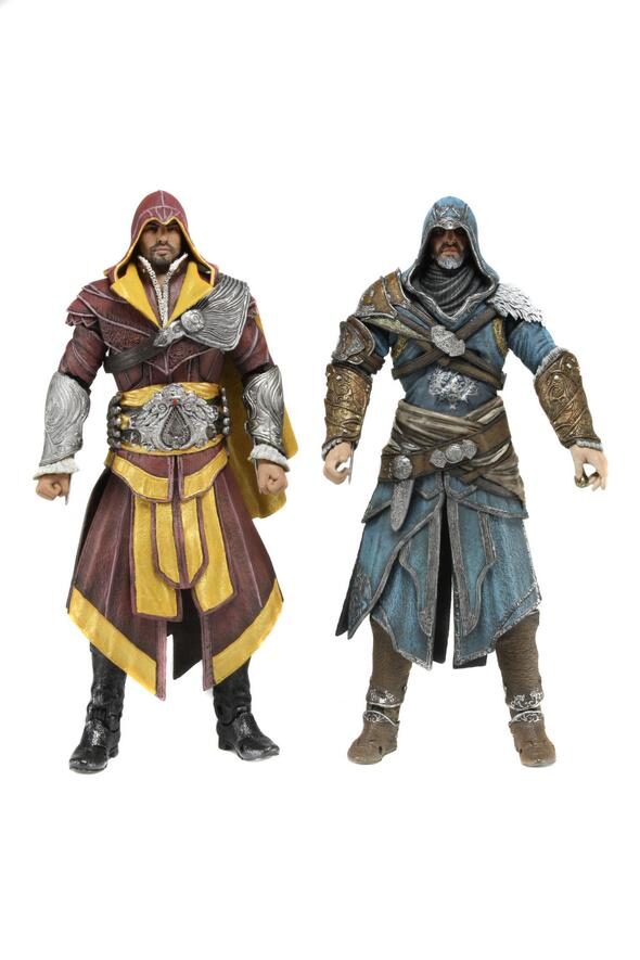 Assassins Creed Revelations 7-Inch Scale Ezio Auditore Action Figure 2-Pack