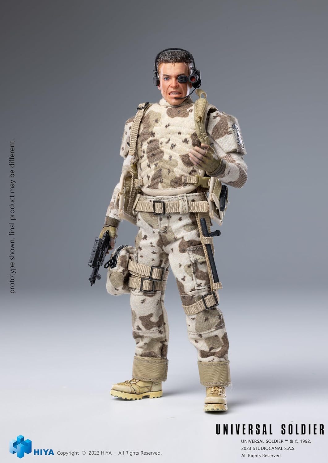 718YH3ewvfL._AC_SL1500_ HIYA Exquisite Super Series 1/12 Scale 6 Inch Universal Soldier Luc Deveraux Action Figure