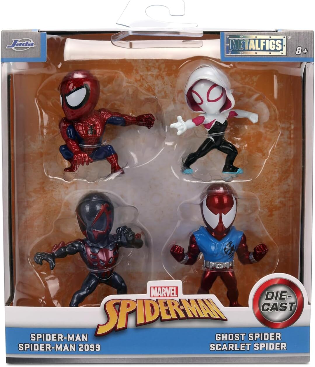 71BmfsbjGnL._AC_SL1500_ Marvel Spiderman Wave 4 2.5-Inch Metal Fig 4-Pack