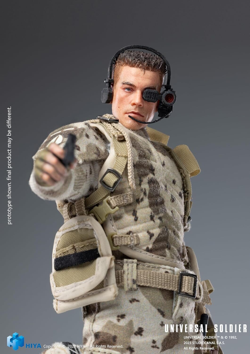 819nVn8t1BL._AC_SL1500_ HIYA Exquisite Super Series 1/12 Scale 6 Inch Universal Soldier Luc Deveraux Action Figure