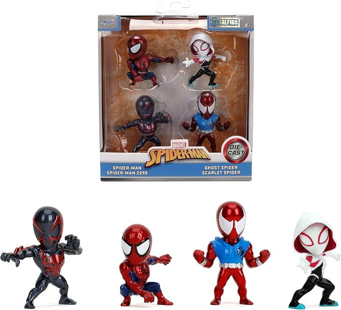 81ZHjyHMteL._AC_SX679_ Marvel Spiderman Wave 4 2.5-Inch Metal Fig 4-Pack