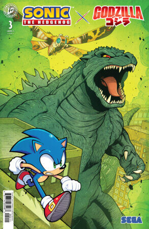 82771403548300311 Sonic the Hedgehog x Godzilla #3 Cover A (Lawrence)