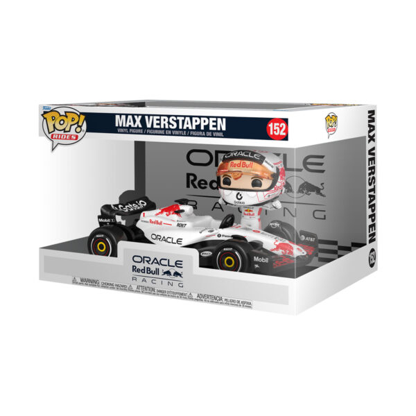 Funko Pop! Rides Super Deluxe: Red Bull Racing – Max Verstappen (White)