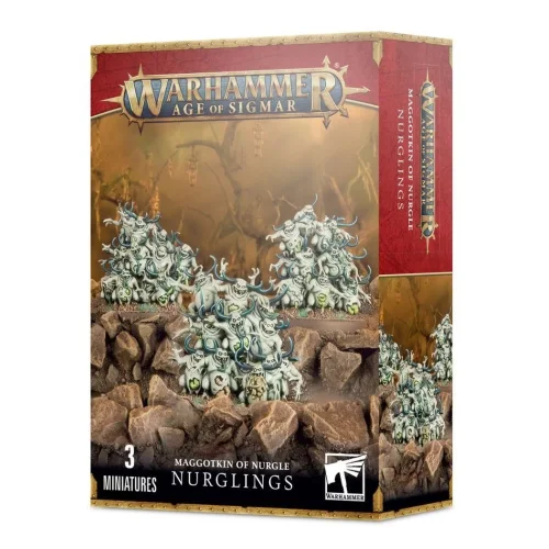 99129915037_NurglingsStock_1024x1024@2x Age of Sigmar Maggotkin of Nurgle: Maggotkin Nurglings