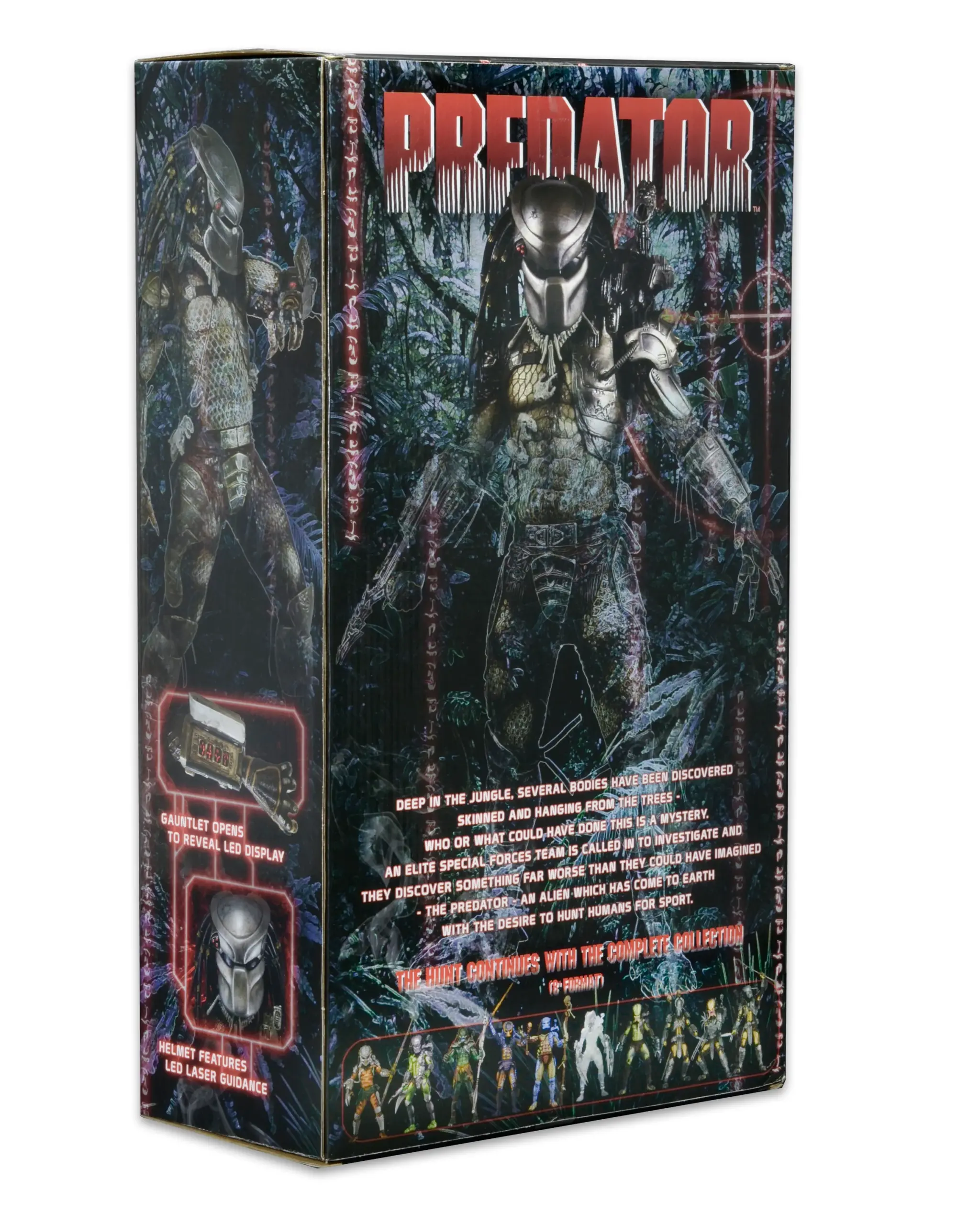 Jungle_Hunter_With_LED_pkg1 Predator - Jungle Hunter with LED Lights 1/4 Scale Action Figure