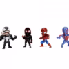 marvel-4-pack-figures-25-wave-1-253222015-en_00 Jada Toys Marvel Spider-Man Wave 2 Nano Metalfigs Collectible Figure 6.5cm Premium Die-Cast Metal Featuring, Venom, Miles Morales & Spider-Man 2099